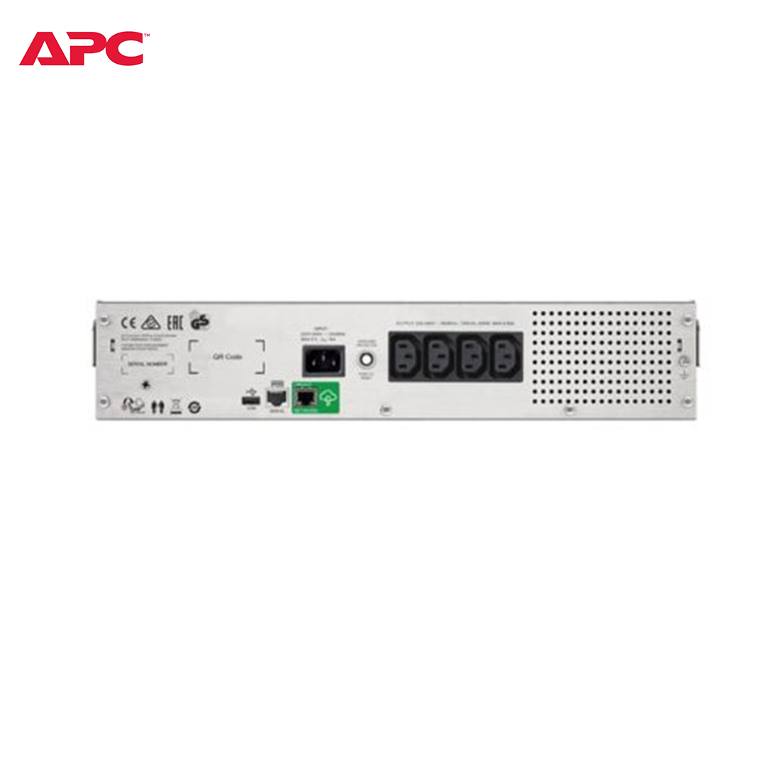 เครื่องสำรองไฟ APC SMART-UPS C 1000VA/600W 2U RACK MOUNTABLE LCD 230V